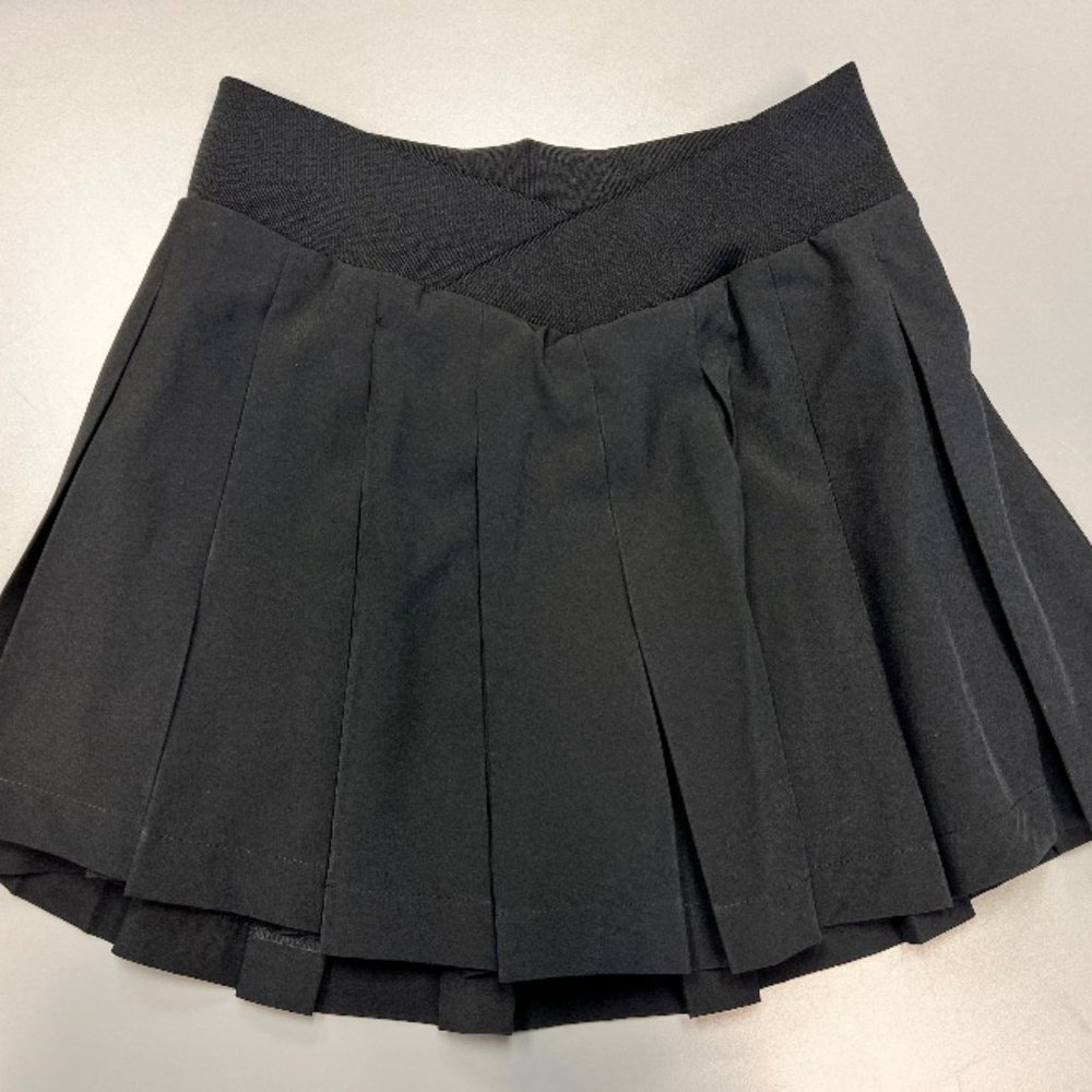 For Love and Lemons Black Tennis Skirt (S)
